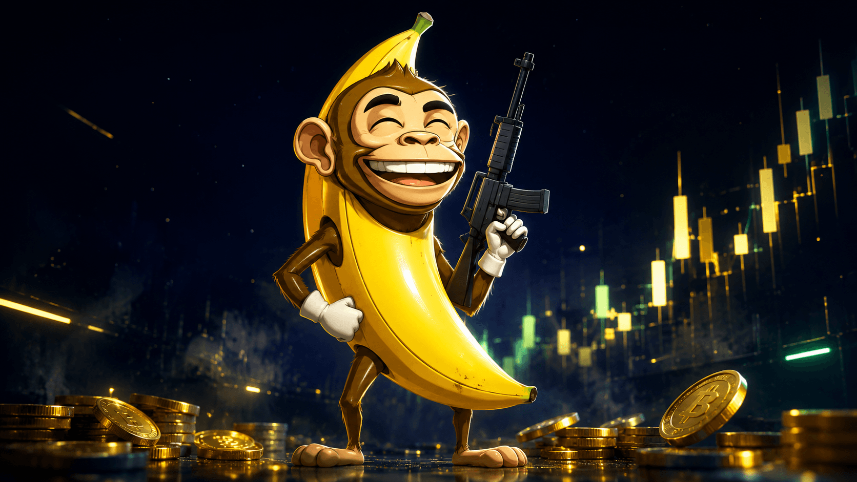 Banana Gun guide cover focused on the Banana Gun trading workflow